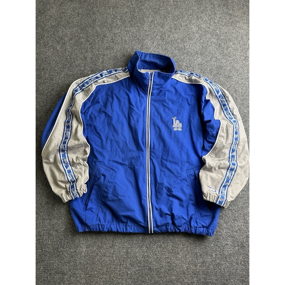 Mens Pro Player Los Angeles Dodgers Track Jacket Full Zip, Size XL